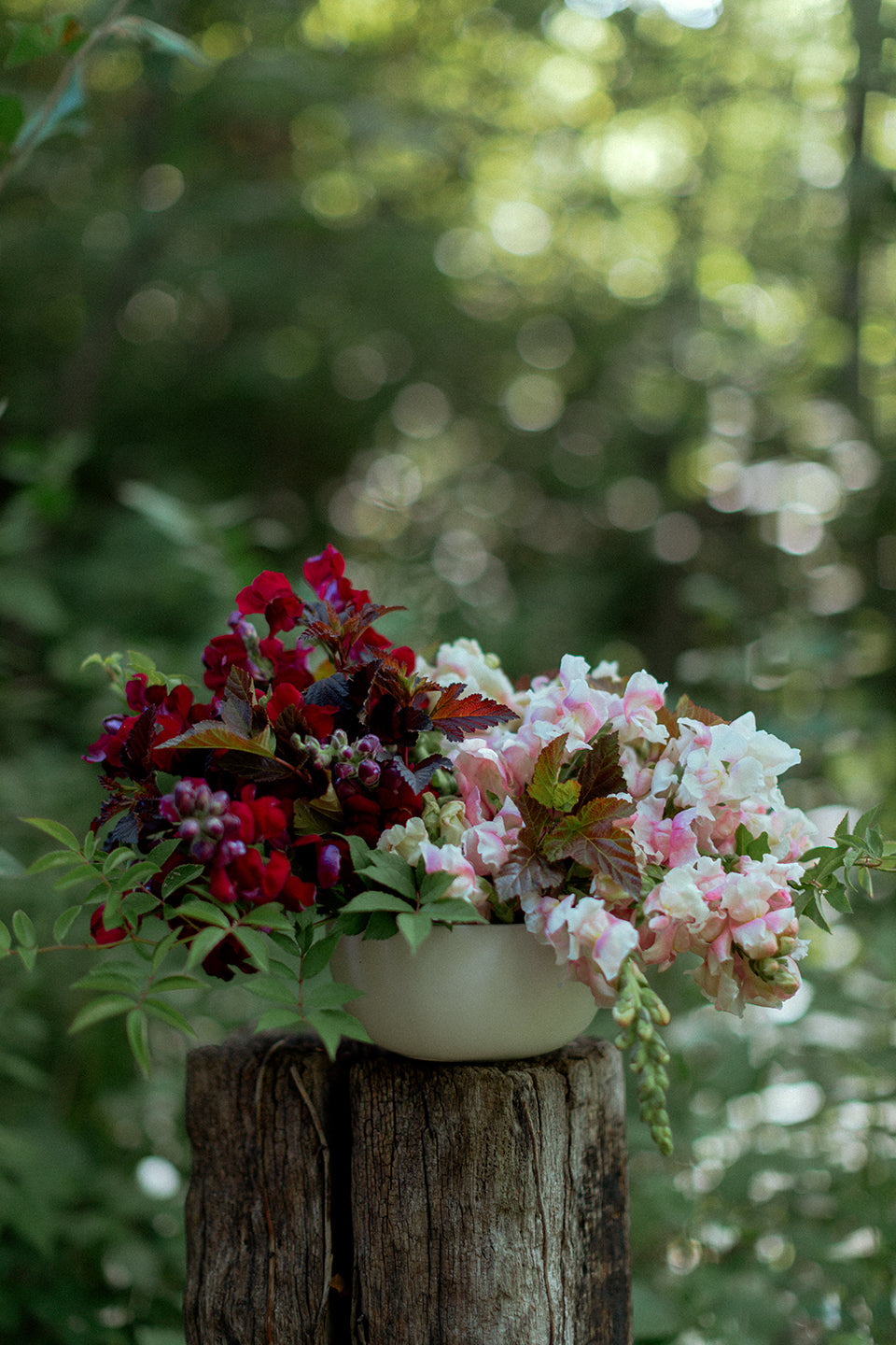 Finished Arrangement in Vase
