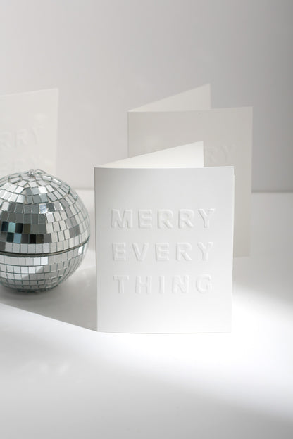 MERRY EVERYTHING HOLIDAY CARD